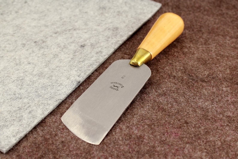Oblique Skiving / Paring Knife by Vergez Blanchard / Leather Cutting Tool / Edge Skiving Tool / Skiving Knife / Leather Paring Knife image 5