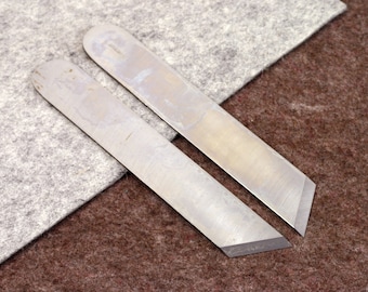 Angular Skiving / Paring 175 mm Blade Knife by Vergez Blanchard / Leather Paring Knife / Saddlers Knife / Edge Skiver / Leather Cutting Tool