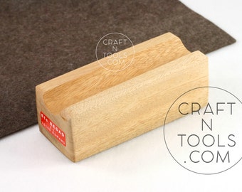 Houten steun / standaard voor Regad-handvat van REGAD / Regad houten houder voor kurk en houten handgrepen / Accessoire rilmachine