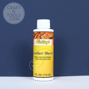 Leather Sheen by Fiebing’s 4oz / 118ml / Top Finishes / Leathercraft / Leather Dyeing