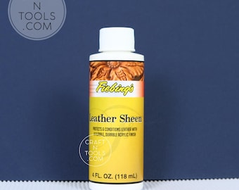 Leather Sheen by Fiebing’s 4oz / 118ml / Top Finishes / Leathercraft / Leather Dyeing