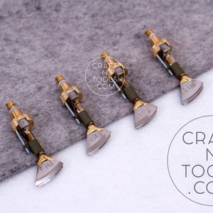 FN Series Tips with a Guided Edge and 1.0mm Rounded Crease by REGAD / Creaser / Burnishing Leather / Solder Tip / Regad Iron Tool