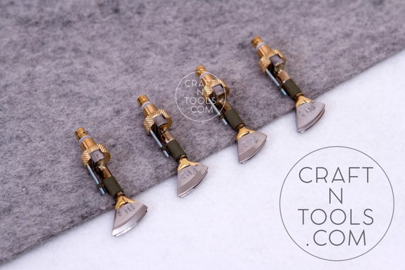 FN Series Tips with a Guided Edge and 1.0mm Rounded Crease by REGAD / Creaser / Burnishing Leather / Solder Tip / Regad Iron Tool
