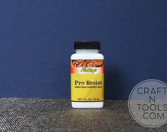  Fiebing's Pro Resist (4oz) - A resist for maximizing the  Contrast when Antiquing, Staining or Dyeing Leather - Dyeing & Resists  Moisture Sun and Dirt : Clothing, Shoes & Jewelry