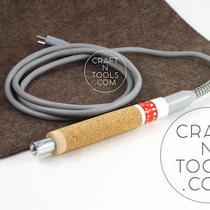 Cork Handle (22 mm) for Electric Edging & Creasing Machine by REGAD / Soldering Tip Handle / Leather Craft Tools / Solder Handle