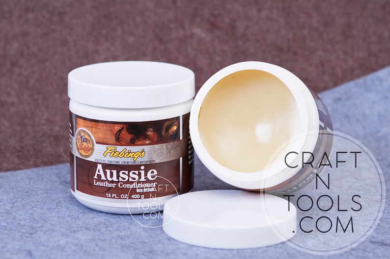 Fiebing's Aussie Leather Conditioner With Beeswax Etsy