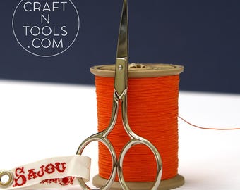 Arcy Model - Nickel-Plated Embroidery Scissors by Sajou. Needlecraft Scissors, Chenille Scissors, Knitting Shears, Darning Scissors