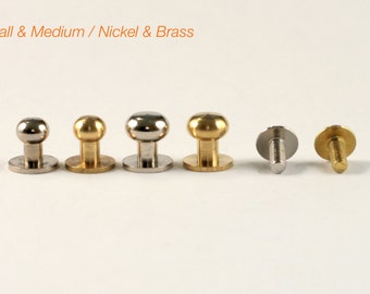 Viti Sam Browne / Borchie Sam Browne / Nichel / Ottone / Rivetti Per - Foto 9