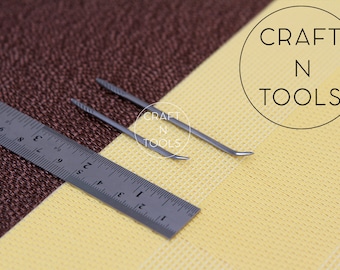 Spare Blade with Curved Tip for Lacing Diamond AWL by Vergez Blanchard / Saddlers Awl / Stitching Awl / Curved Blade Awl / Leather Craft Awl