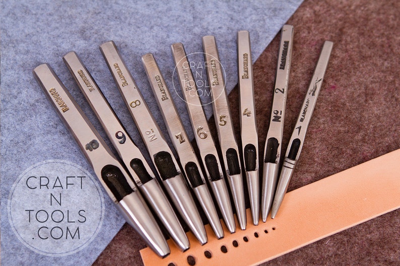 Oval Hole Punch Vergez Blanchard in 13 sizes/Leather Punch Etsy