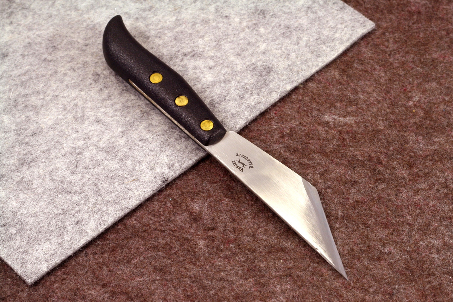 Angular Leather Skiving Knife Vergez Blanchard/Leather Paring Etsy