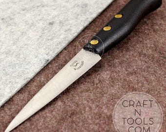 Lance Knife with Plastic Handle by Vergez Blanchard / Leather Craft Knife / Curved Knife / Leather Cutter / Leather Work Tools