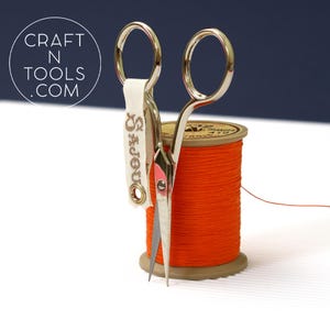 Marly Model Nickel-Plated Embroidery Scissors by Sajou. Needlecraft Scissors, Chenille Scissors, Knitting Shears, Darning Scissors