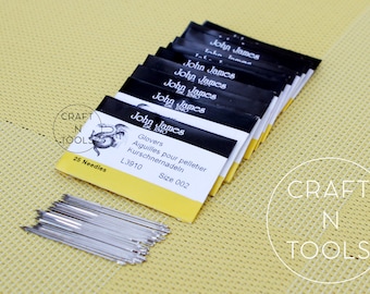 John James Leather GLOVERS Needles / Entaco Sharp Point Needles / Handsewing Leather / L3910 / Leather Work Needles