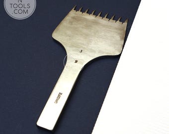 Pricking Irons Size #3 (9.0 mm) by Vergez Blanchard / Leather Craft Chisel / Sewing Punch / Stitching Chisel / Leather Pricker