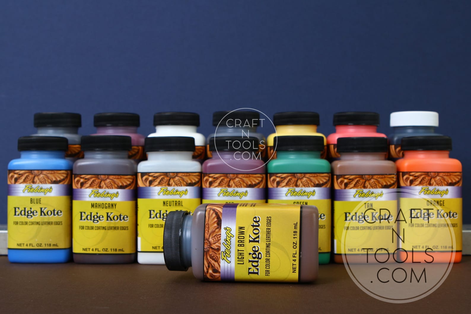 Edge Kote Fiebing 4oz./118ml in 14 Colors/leather Edge Etsy