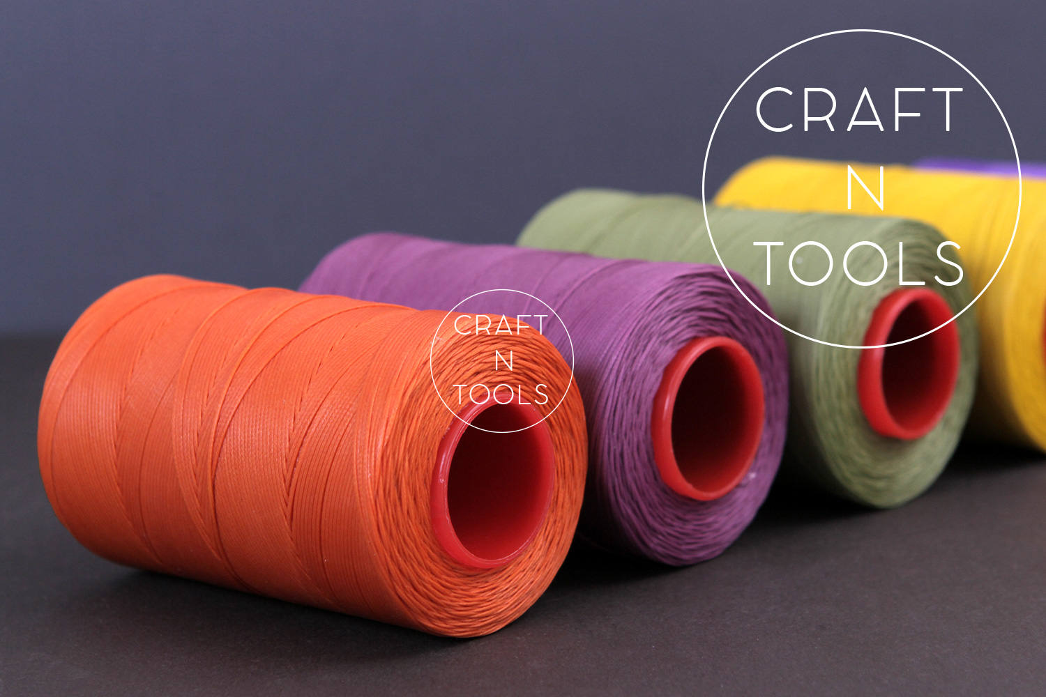 Gold Ritza Thread RITZA 25 Tiger Waxed Thread 0.8mm 20 Colours / Polyester Thread / Waxed ...