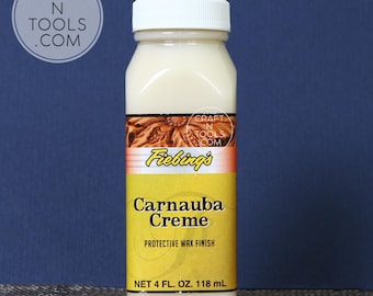 CARNAUBA CREME Fiebing's by Fiebing's 4oz / 118ml / Leather Protective Wax Finish / Natural Leather Care Cream