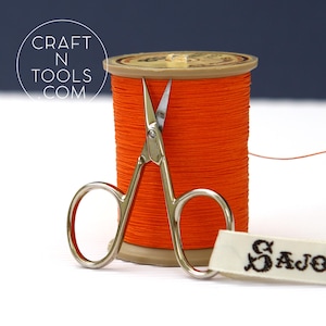 Changey Model Nickel-Plated Miniature Scissors by Sajou. Needlecraft Scissors, Chenille Scissors, Knitting Shears, Darning Scissors