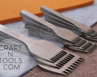 Pricking Irons Size#6 (4.5mm) by Vergez Blanchard/Leather Craft Chisel / Sewing Punch / Stitching Chisel / Leather Pricker