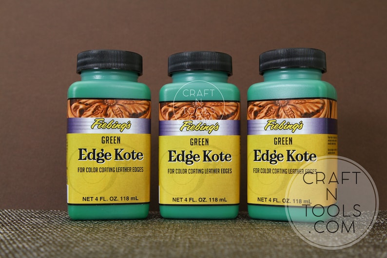 Edge Kote Fiebing 4oz./118ml in 14 Colors/leather Edge Etsy