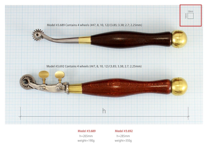 Leather Marking Tool Vergez Blanchard/adjustable Etsy