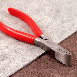 Abrazadera de borde / Alicates tipo paraguas de Vergez Blanchard / Herramienta para prensar cuero / Herramienta para trabajar el cuero / Alicates para doblar / Alicates para joyería