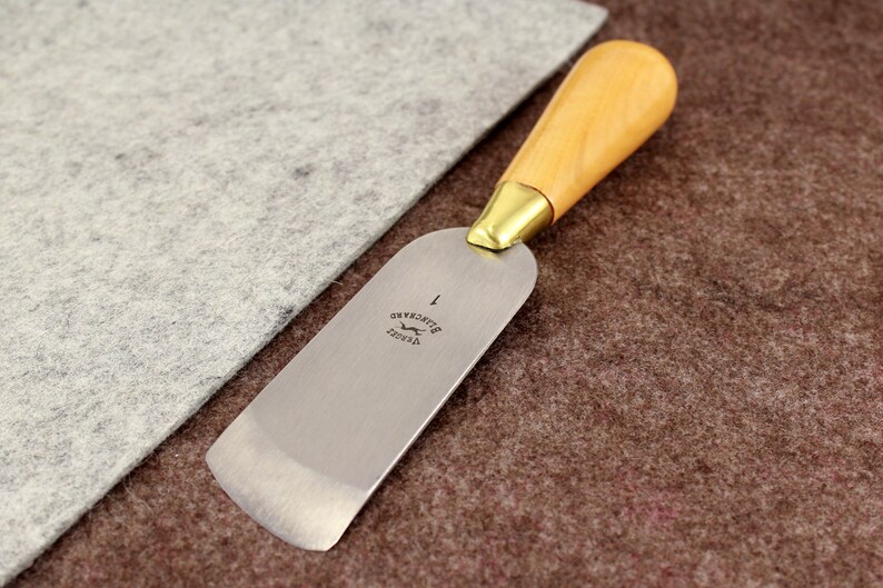 Oblique Skiving / Paring Knife by Vergez Blanchard / Leather Cutting Tool / Edge Skiving Tool / Skiving Knife / Leather Paring Knife image 4