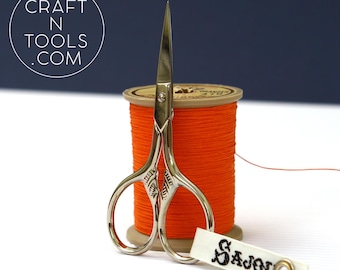 Courcy Model Nickel-Plated Embroidery Scissors by Sajou Scissors. Needlecraft Scissors, Chenille Scissors, Knitting Shears, Darning Scissors