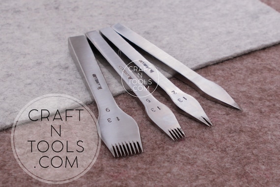 Pricking Irons Size#13 (2.07mm) by Vergez Blanchard / Stitching Punch / Saddlers Chisel / Leather Chisel  /  Leather Punch Tool