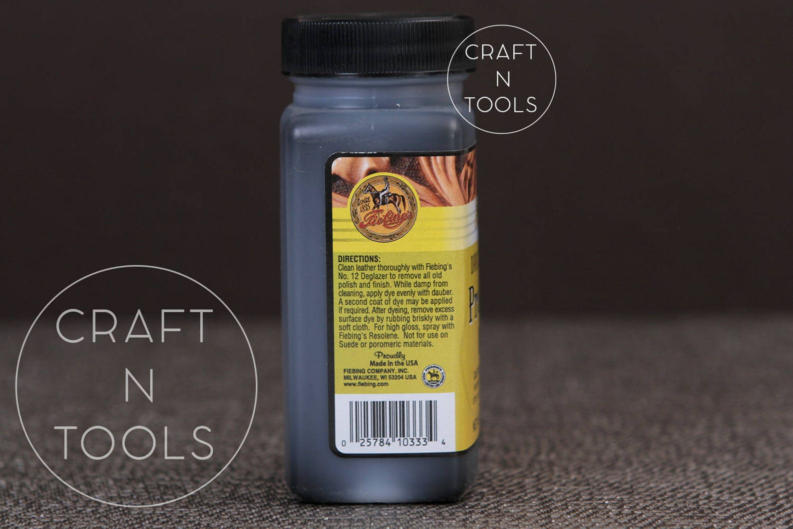 Fiebing's Pro Oil Leather Dye 4oz/118ml in 16 Colors/smooth Leather Dye/leather Craft Dye