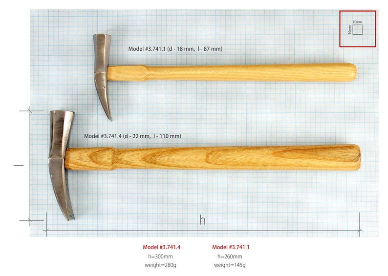 Leather Craft Hammer Vergez Blanchard in 4 sizes/Hammer Etsy