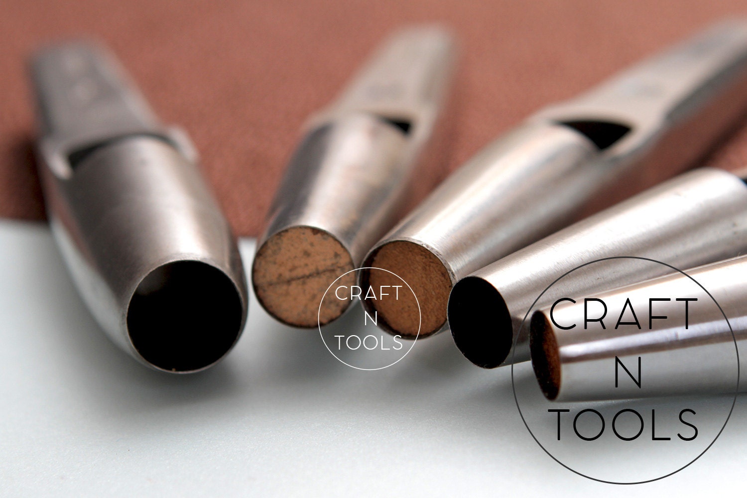 Leather hole punch tips (1 - 5mm), vergez blanchard, craftntools
