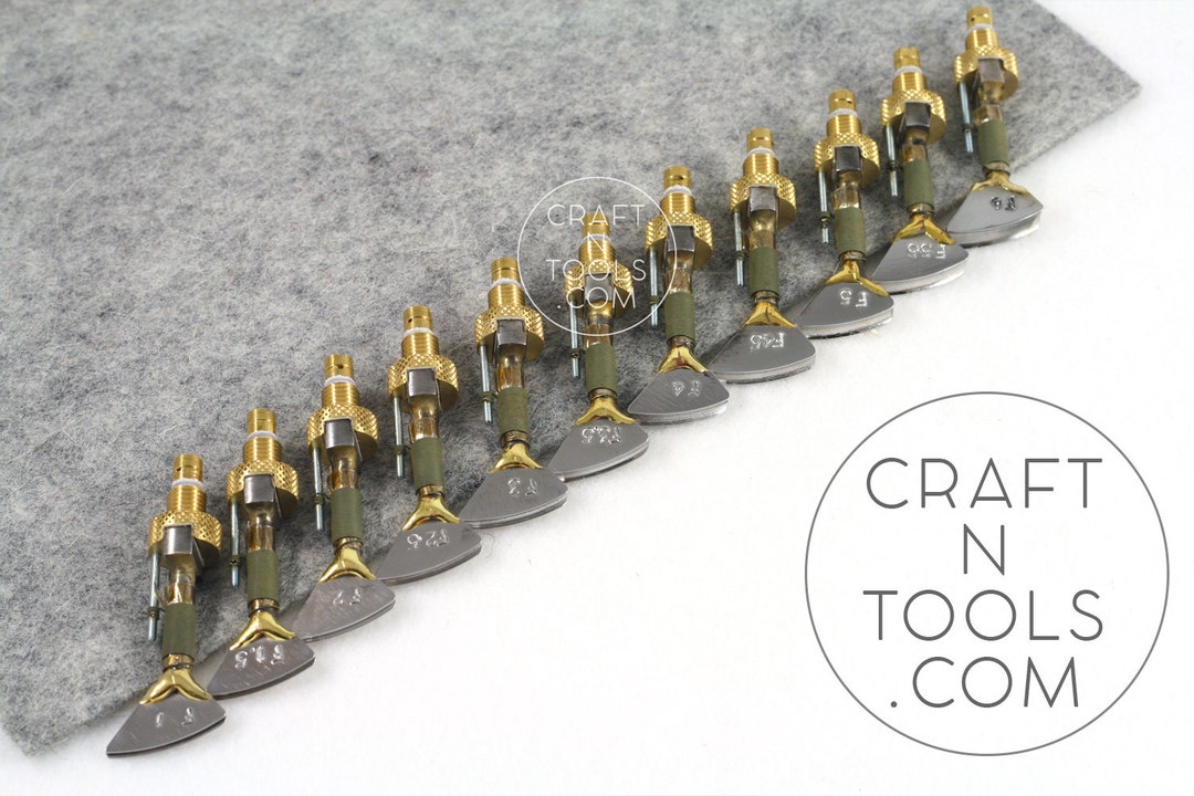 Leather Creasing Iron REGAD F Series/edge Polishing Tip/leather