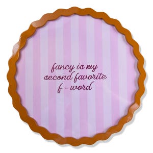 Fancy Large Lacquer Tray - Jewelry Tray for Dresser, Coffee Table & Entryway, Cute Serving for Drinks or Snacks, 16&quot; x 16&quot;