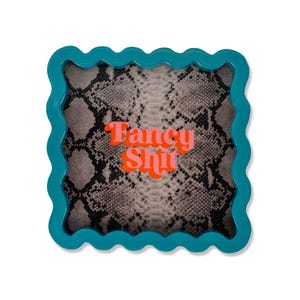 Fancy Shit Lacquer Tray, Snakeskin Trinket Dish, Cheeky Jewelry Tray for Vanity, Dresser, Nightstand, Furbish