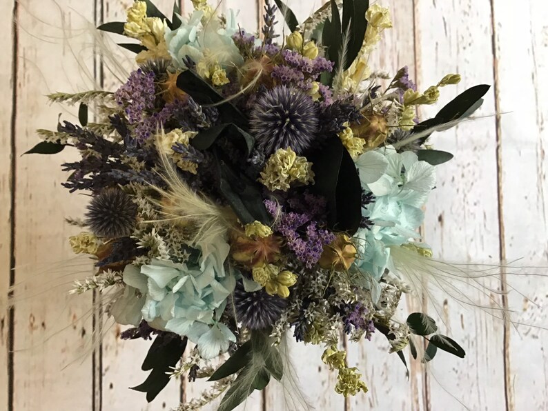 Dried Flower Bouquet. Dried Wedding Flowers for Bride Etsy UK