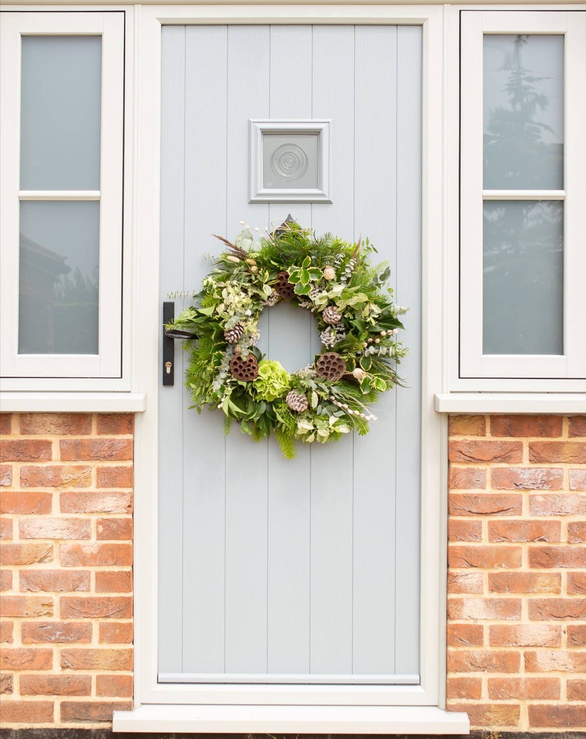 Christmas Wreath Making Kit. Festive Holiday Door Wreath. Etsy