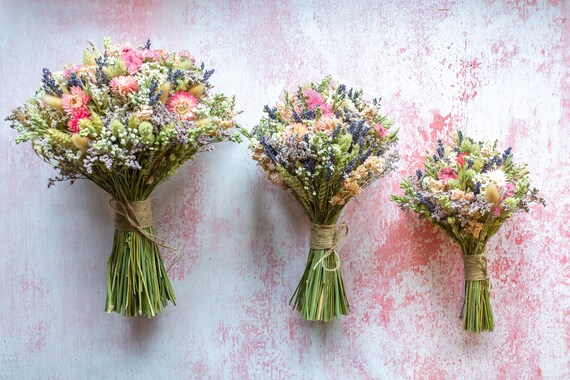 Dried Flower Bouquet by Florence and Flowers Wedding Flowers for 