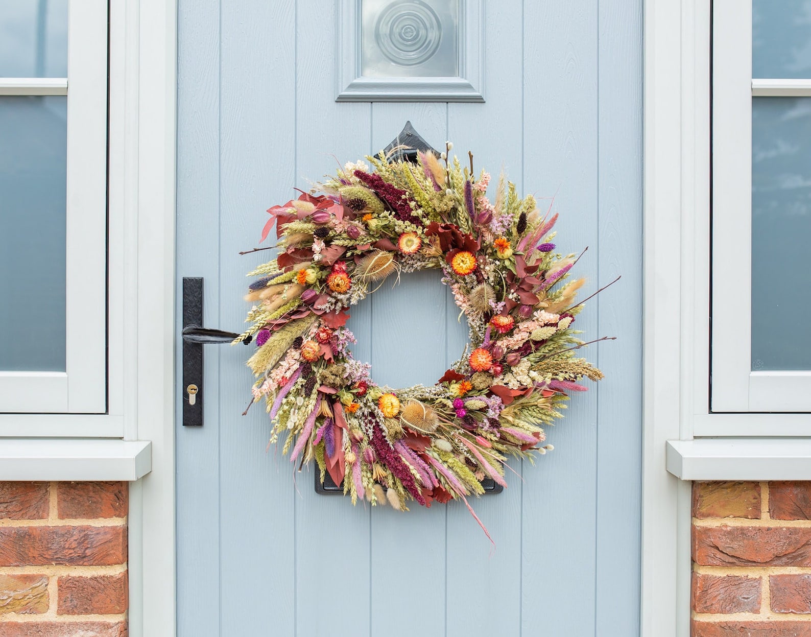 Dried Wreath Making Kit With Natural Flowers. DIY Autumnal Etsy UK