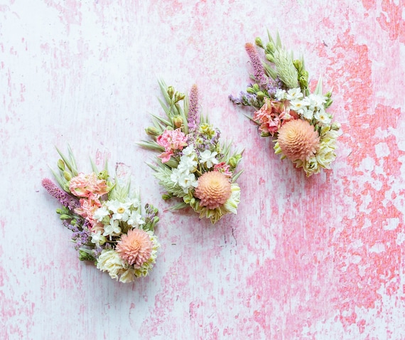 Dried Flower Hair Clip. Made With Natural Dried Flowers  display picture 3