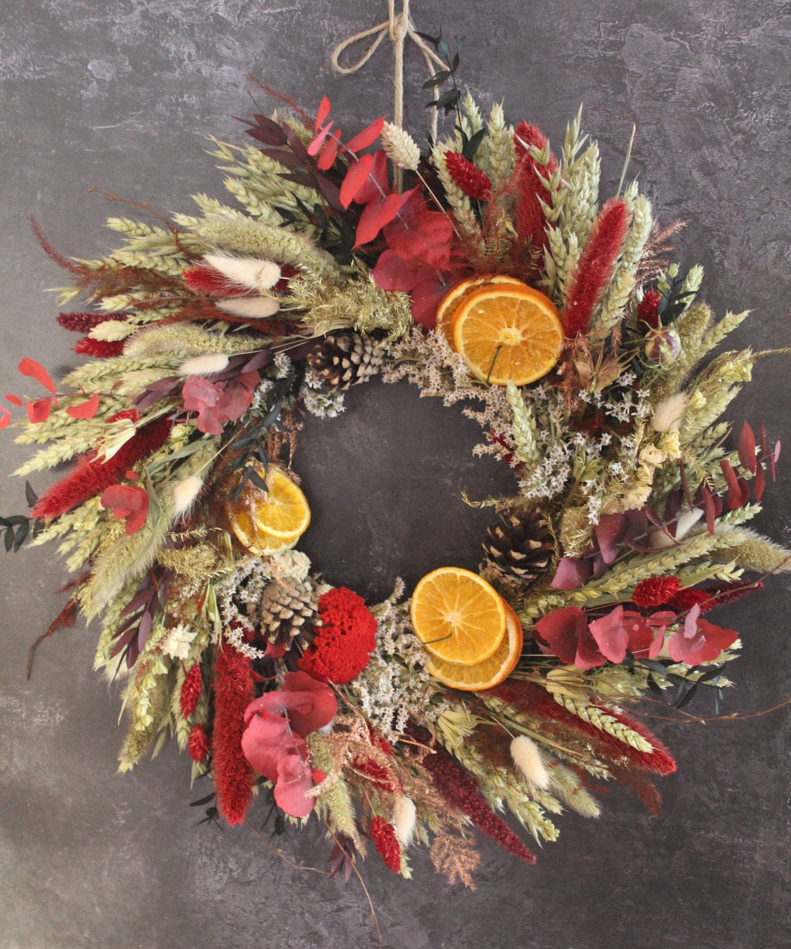 Dried Flower Wreath Making Kit for Christmas. Traditional - Etsy UK