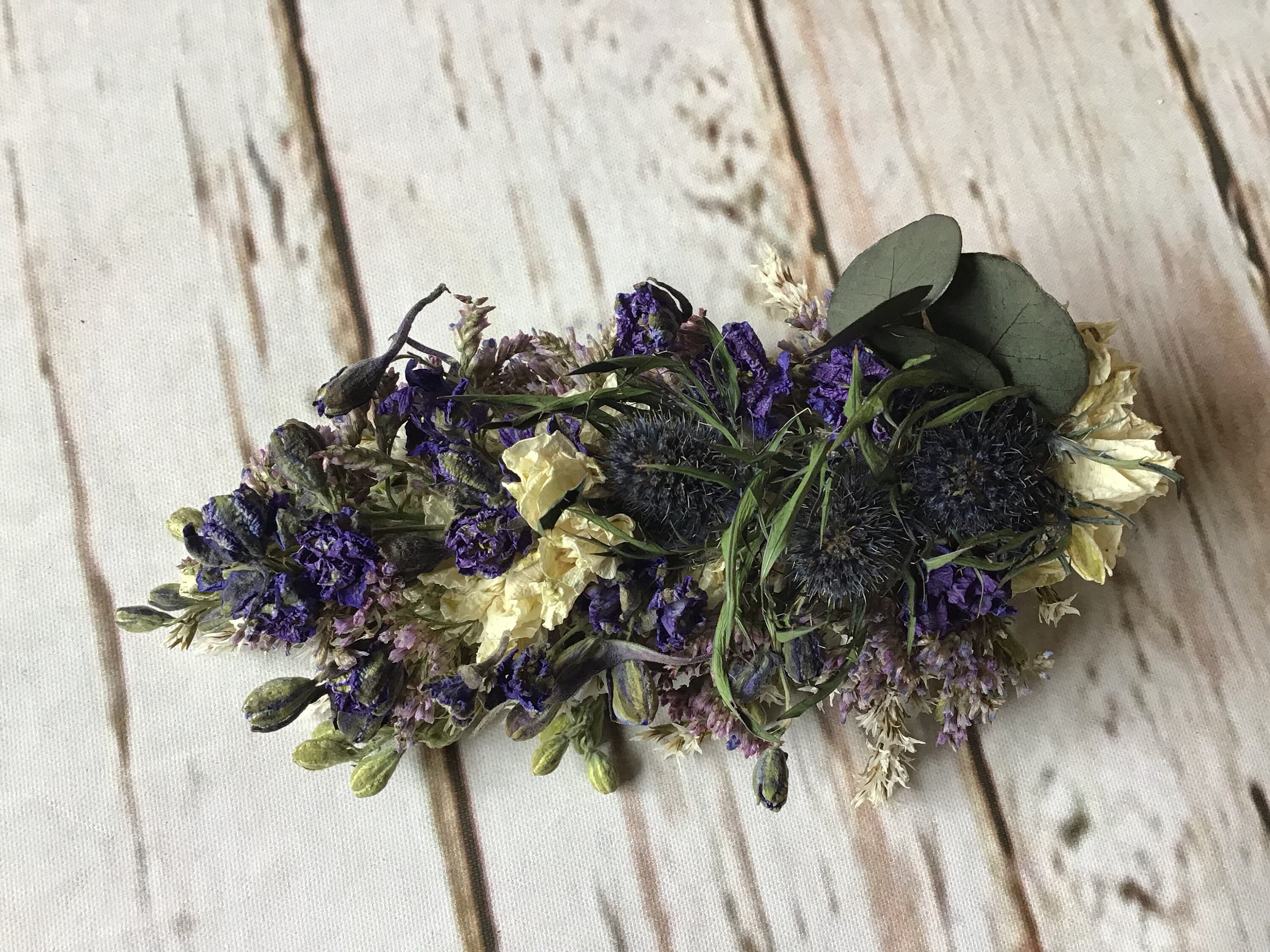 Large Floral Hair Alligator Clip. Made in Any Colour From Etsy UK