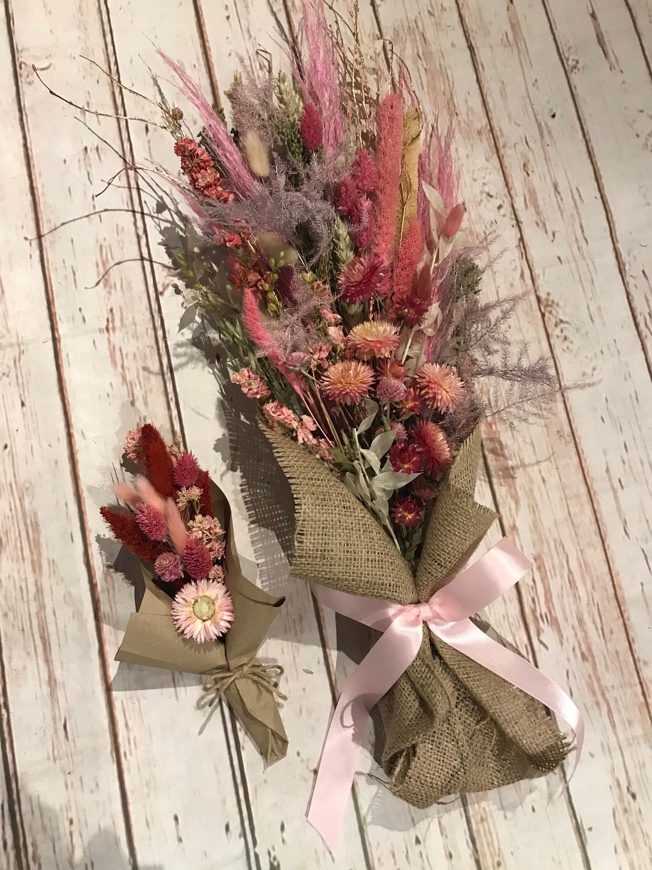 Mini Dried Flower Posy Perfect for Birthdays Friends Will Etsy UK
