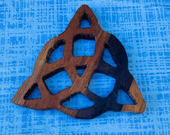 Scrap Wood Celtic Triangle