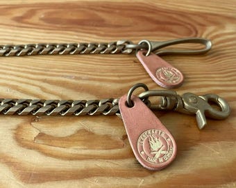 Faceted Safety Wallet Chain Fish Hook
