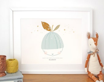 Liberty Acorn Nursery Print