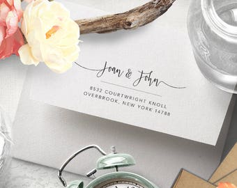 custom wedding stamp etsy