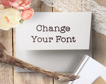 PLEASE do not purchase this listing *** FONT LIST for The GulfRoad Shop's Return Address Stamps. This is for font choice purposes only.