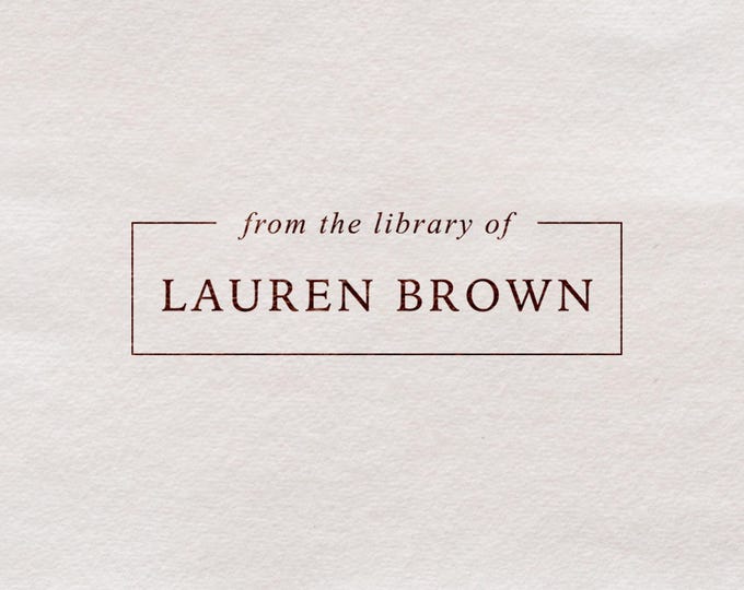 Library Stamp, Book Stamp, Self Inking, From the Library Of Stamp, Book Lover Gift, Like to Read, Custom Library Stamp, Personalized Gift